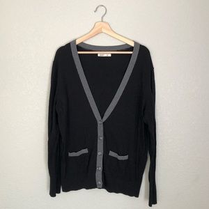 Black Knit Cardigan